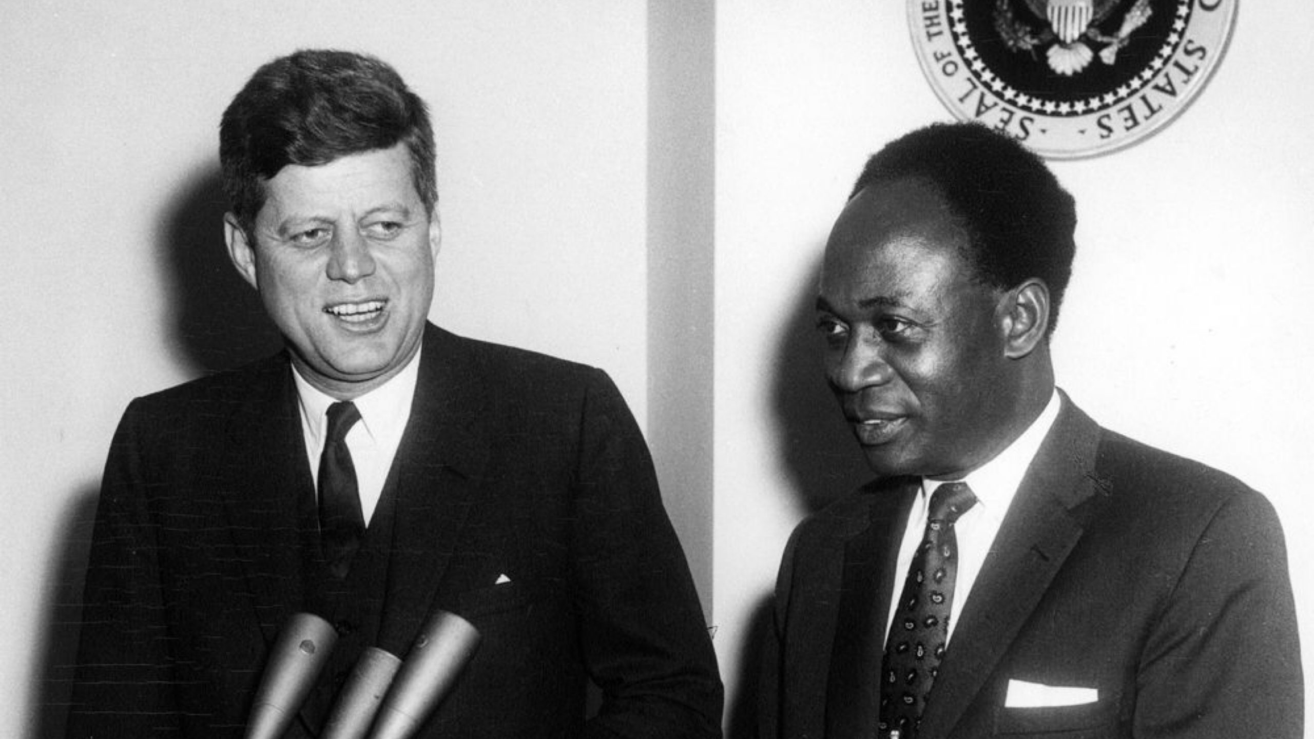 Today In History: Dr Kwame Nkrumah Meets John F. Kennedy In Washington D.C. on 8th March 1961