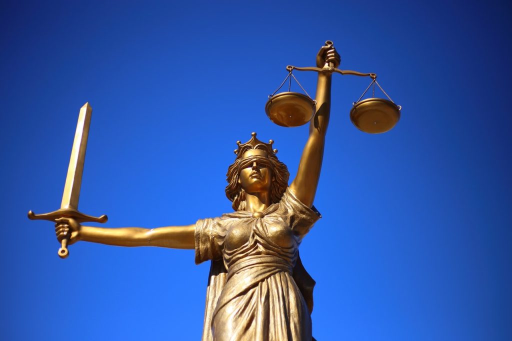 Lady Justice. Representing the legal profession and its link to Industry 4.0.